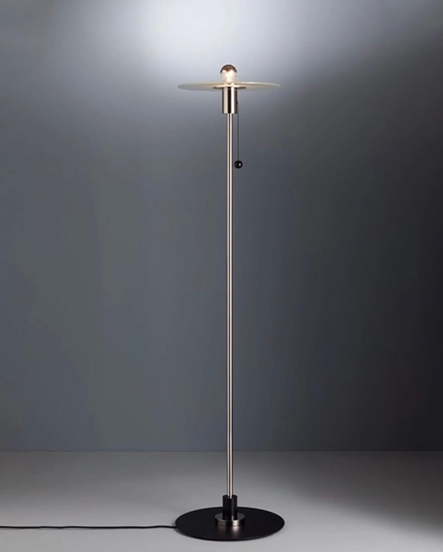 Contemporary Bauhaus Floor Lamp BST 23 by Gyula Pap for Tecnolumen For Sale