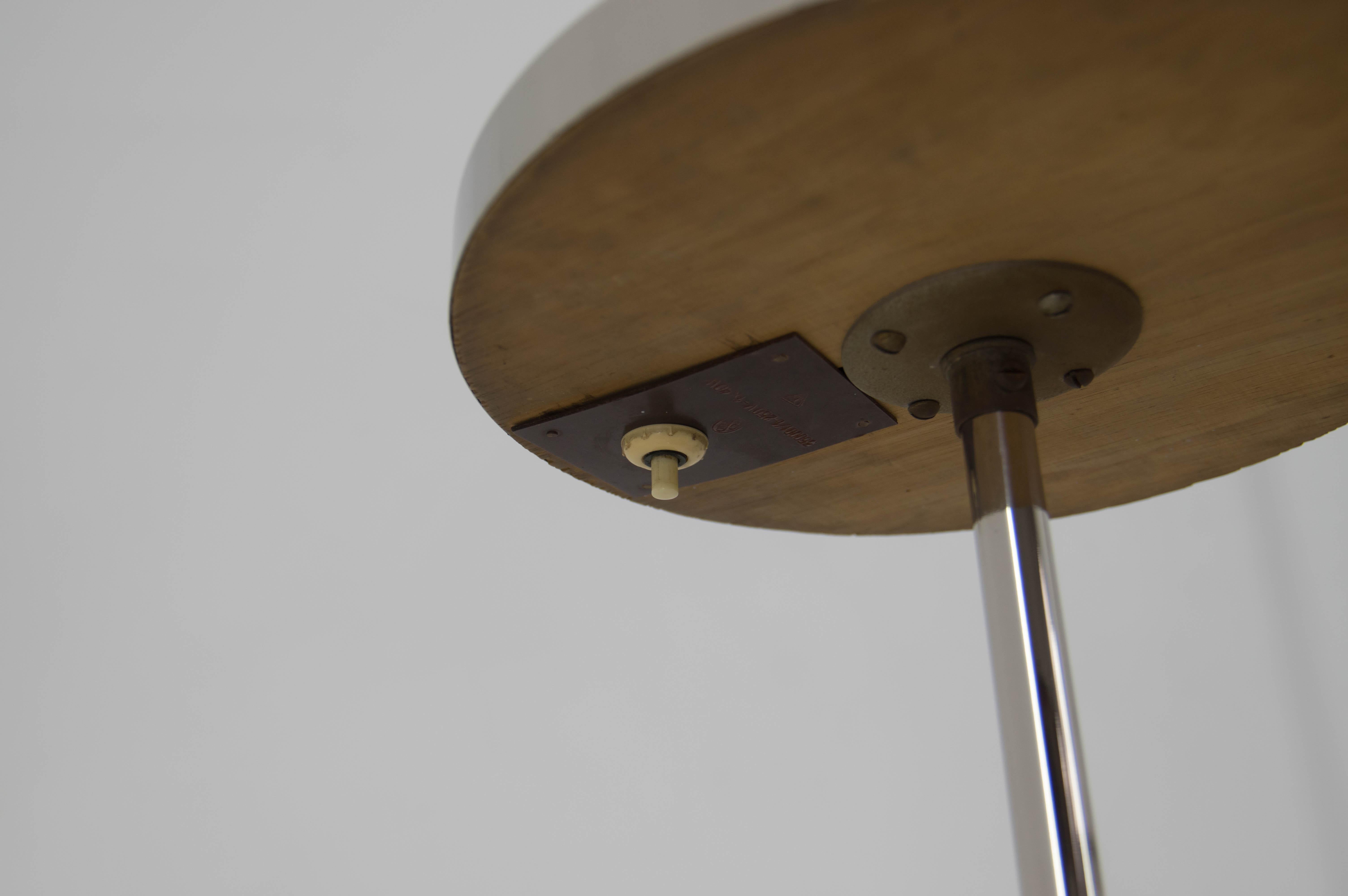 Lámpara de pie Bauhaus de Halabala, años 40, restaurada en venta 2