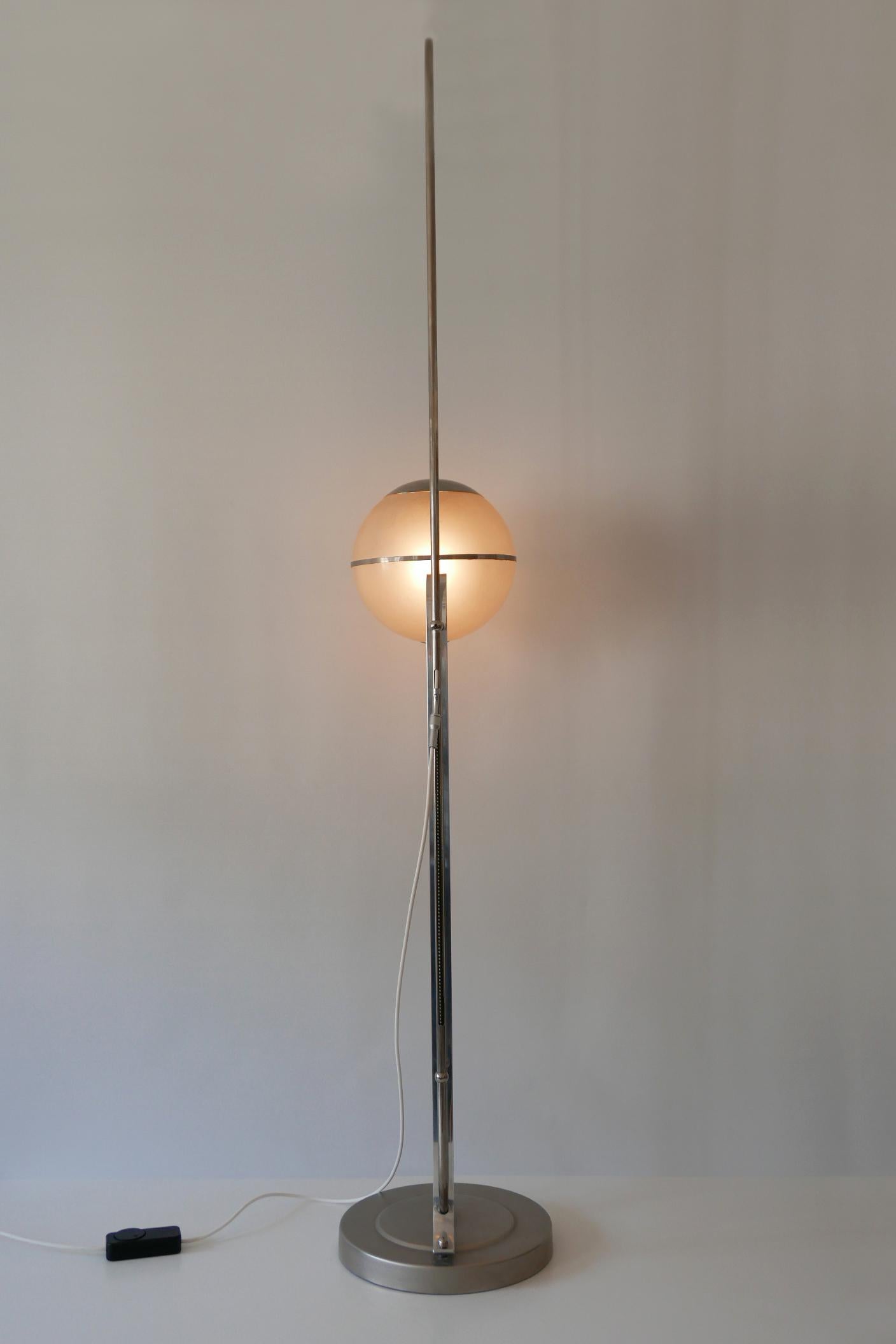 Bauhaus Floor Lamp by Karl Trabert for Schanzenbach & Co 1930s Germany For Sale 4