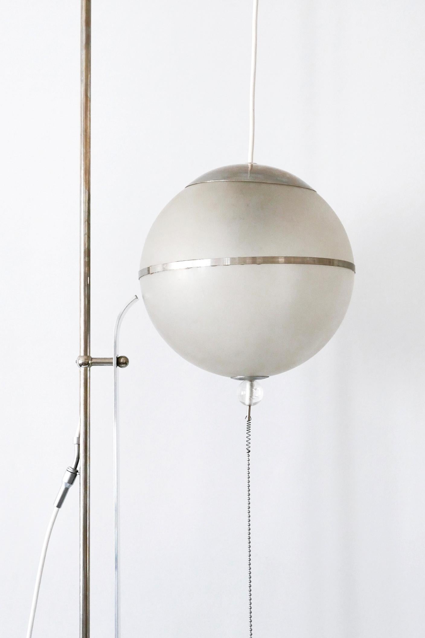 Bauhaus Floor Lamp by Karl Trabert for Schanzenbach & Co 1930s Germany For Sale 7