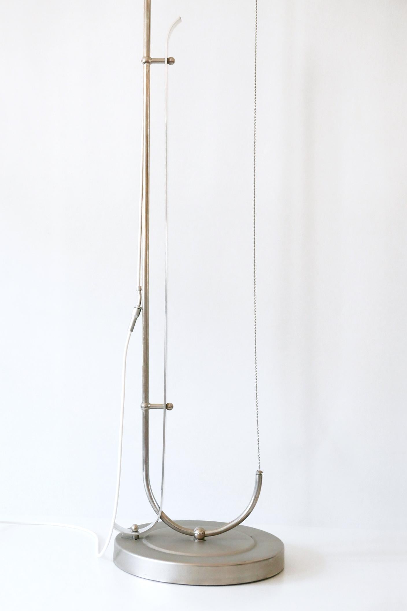 Bauhaus Floor Lamp by Karl Trabert for Schanzenbach & Co 1930s Germany For Sale 10