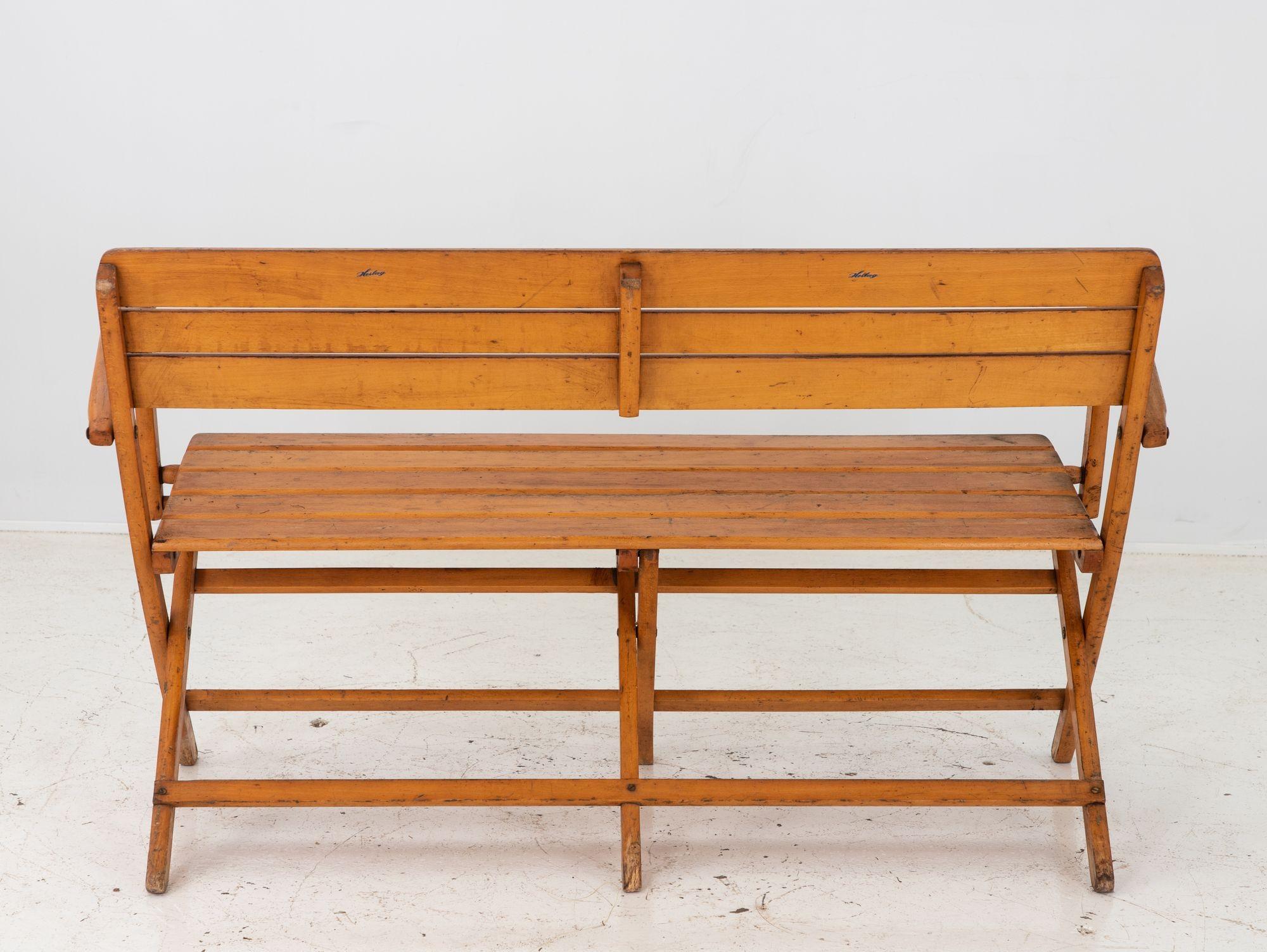 Bauhaus Folding Bench In Good Condition For Sale In South Salem, NY