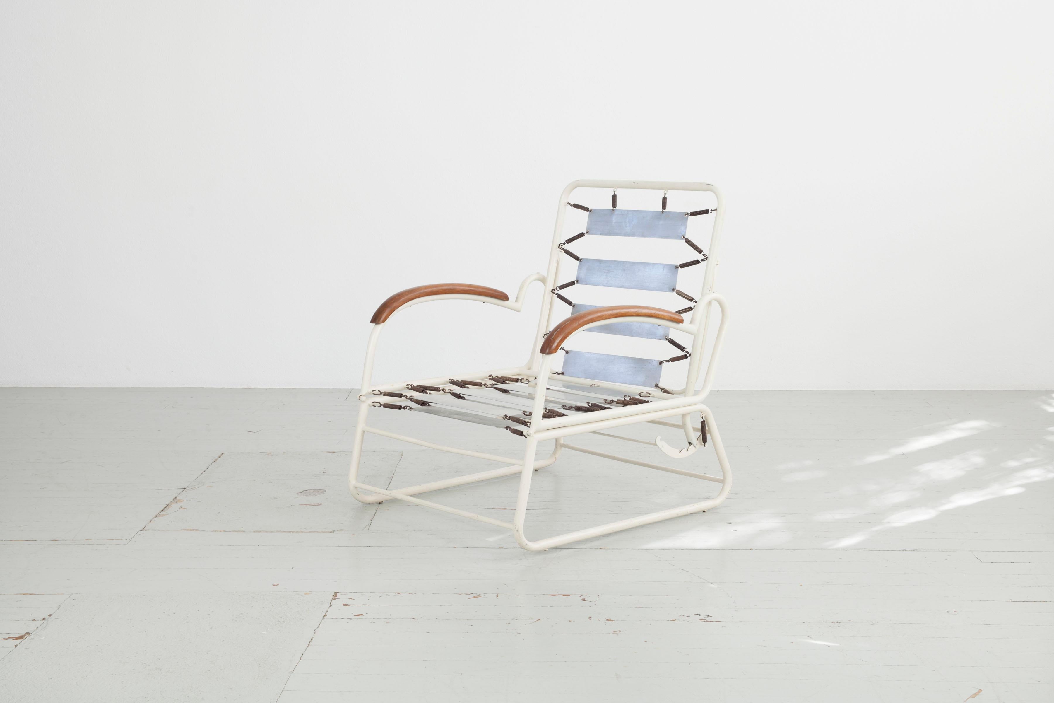 Bauhaus Folding Chair, Daybed, Germany 1930s For Sale 1