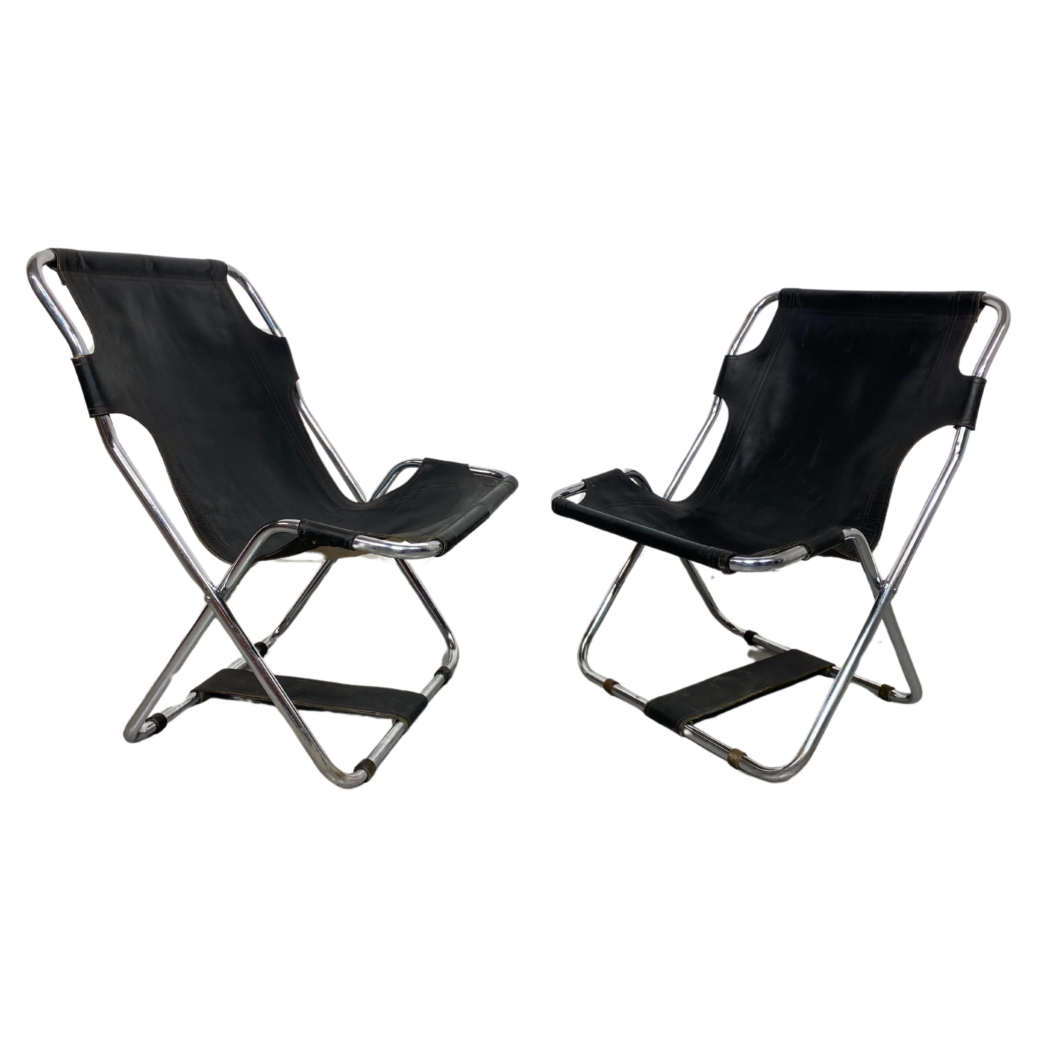 Bauhaus folding chairs For Sale