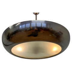 Bauhaus/ Functionalist Chrom-Anhänger UFO, 1940er Jahre