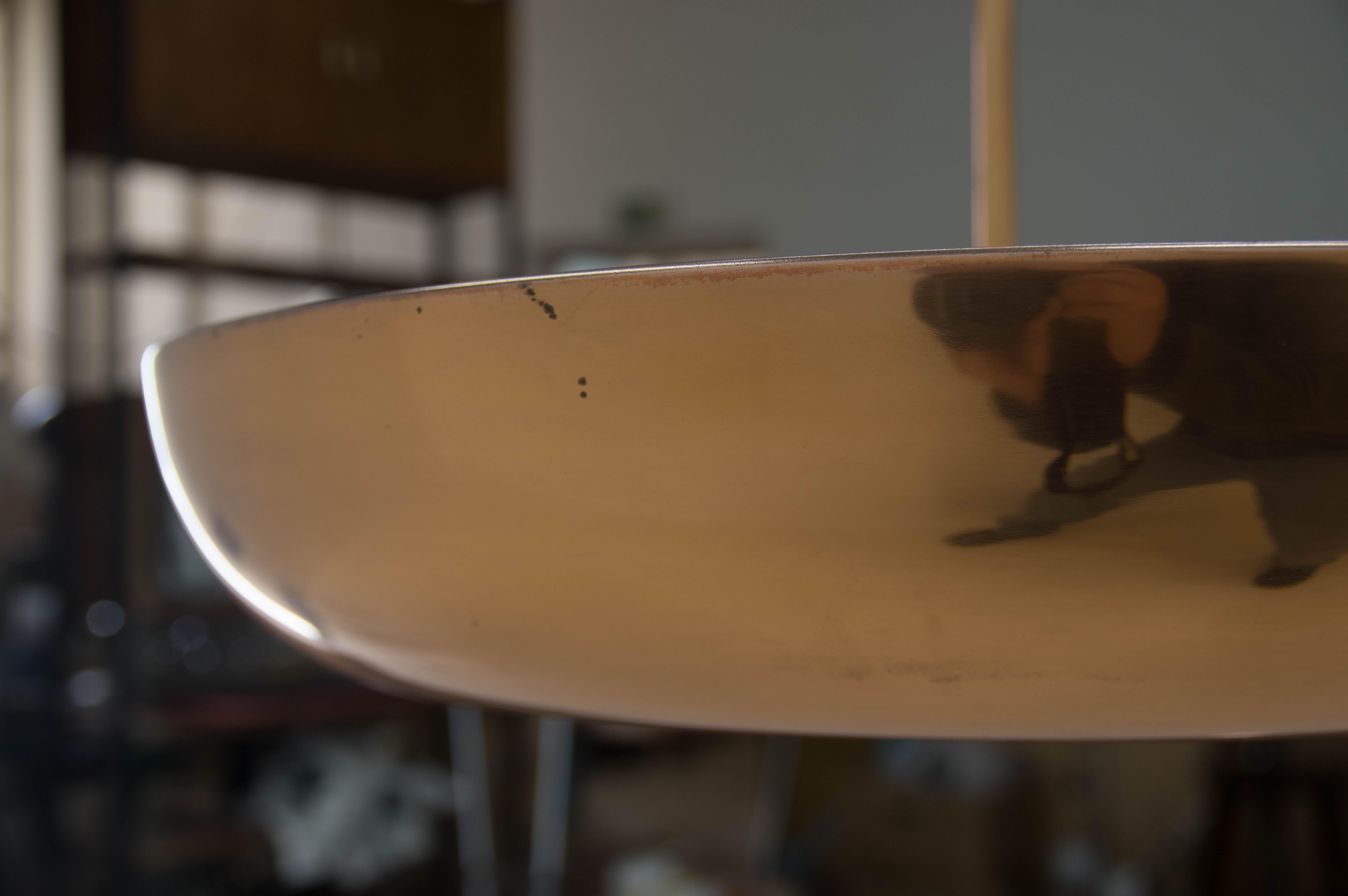 Bauhaus / Functionalist Copper Chandelier UFO, 1930s in vendita 1