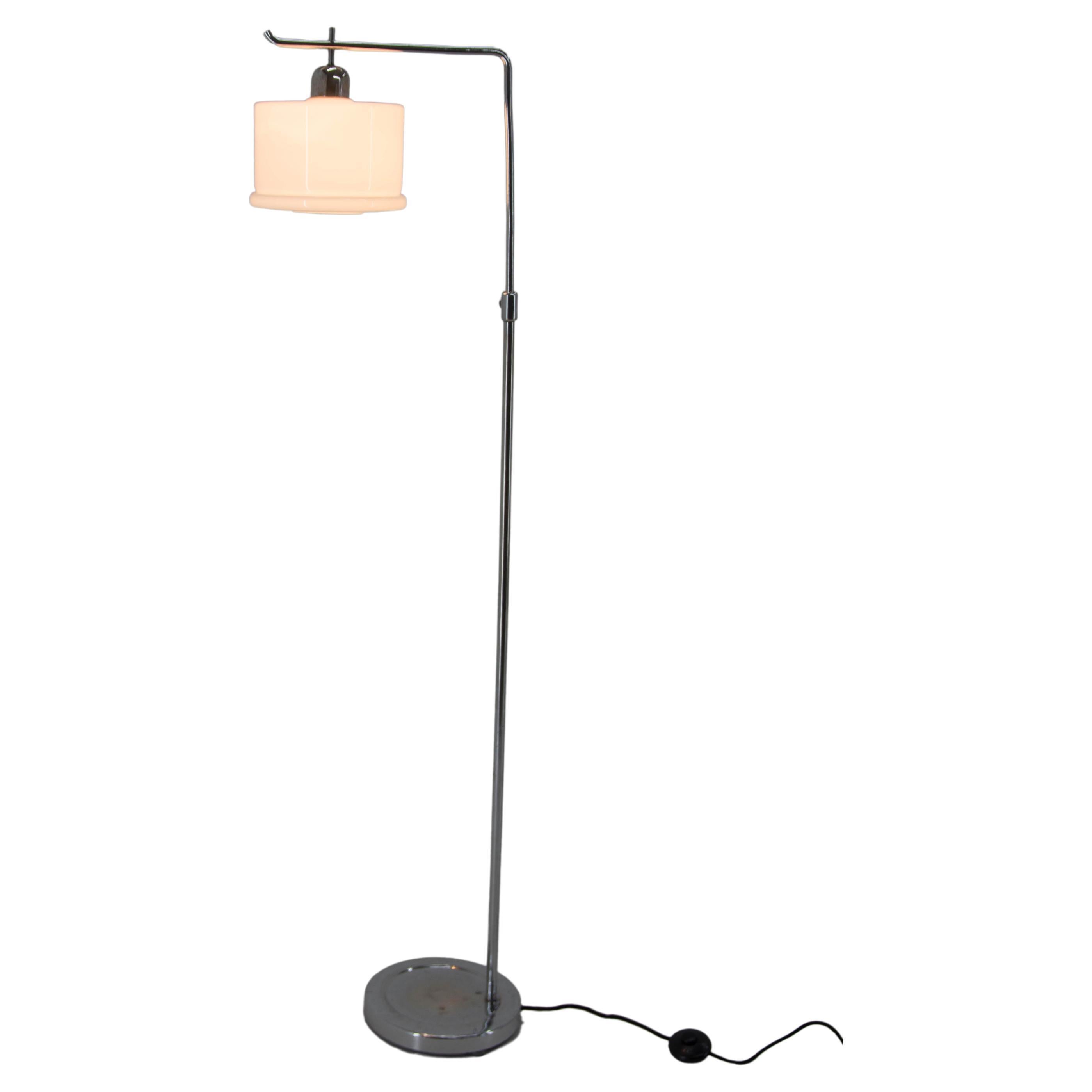 Bauhaus / Functionalist Floor Lamp, 1930s For Sale