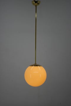 Bauhaus/Functionalist Pendant, 1930s, Restored