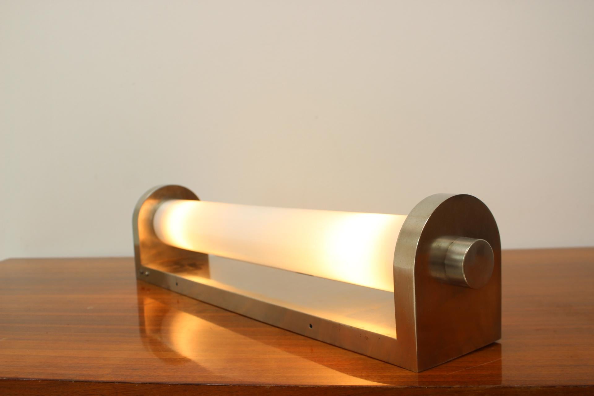 Bauhaus / Functionalist Table or Wall Large Lamp, 1930s For Sale 3