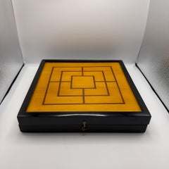 Bauhaus Games Box, Chess, Nine Men's Morris, and Backgammon, Germany, circa 1920