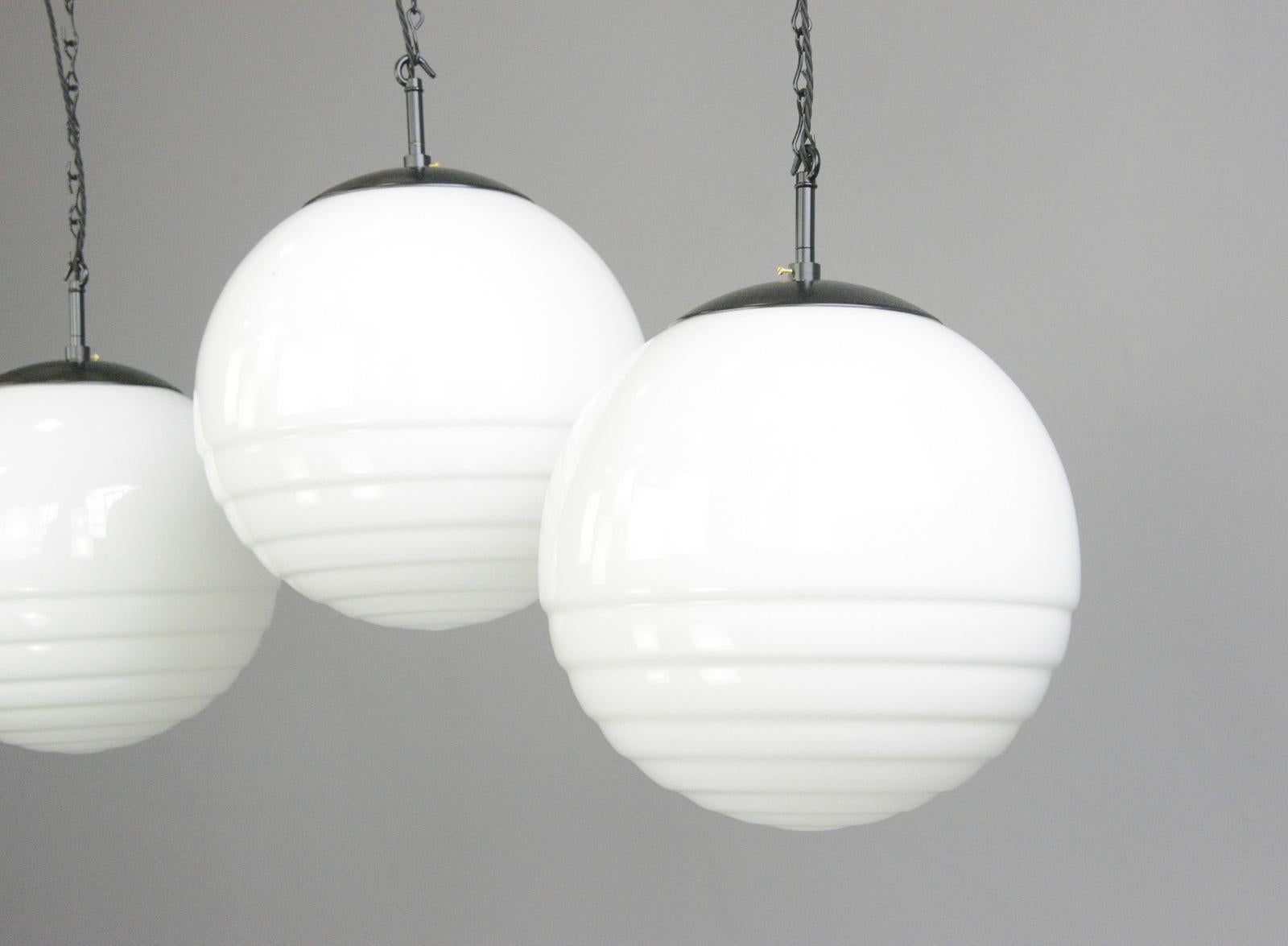 Bauhaus Globe Light by August Walther and Sohne, Circa 1930s In Good Condition In Gloucester, GB
