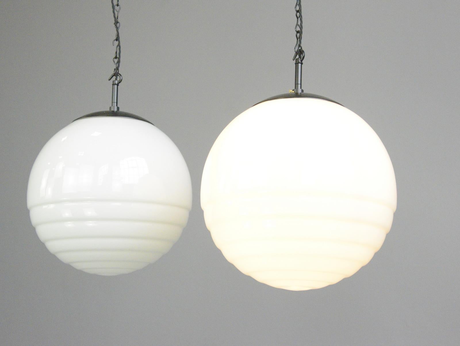 Bauhaus Globe Light by August Walther and Sohne, Circa 1930s 1