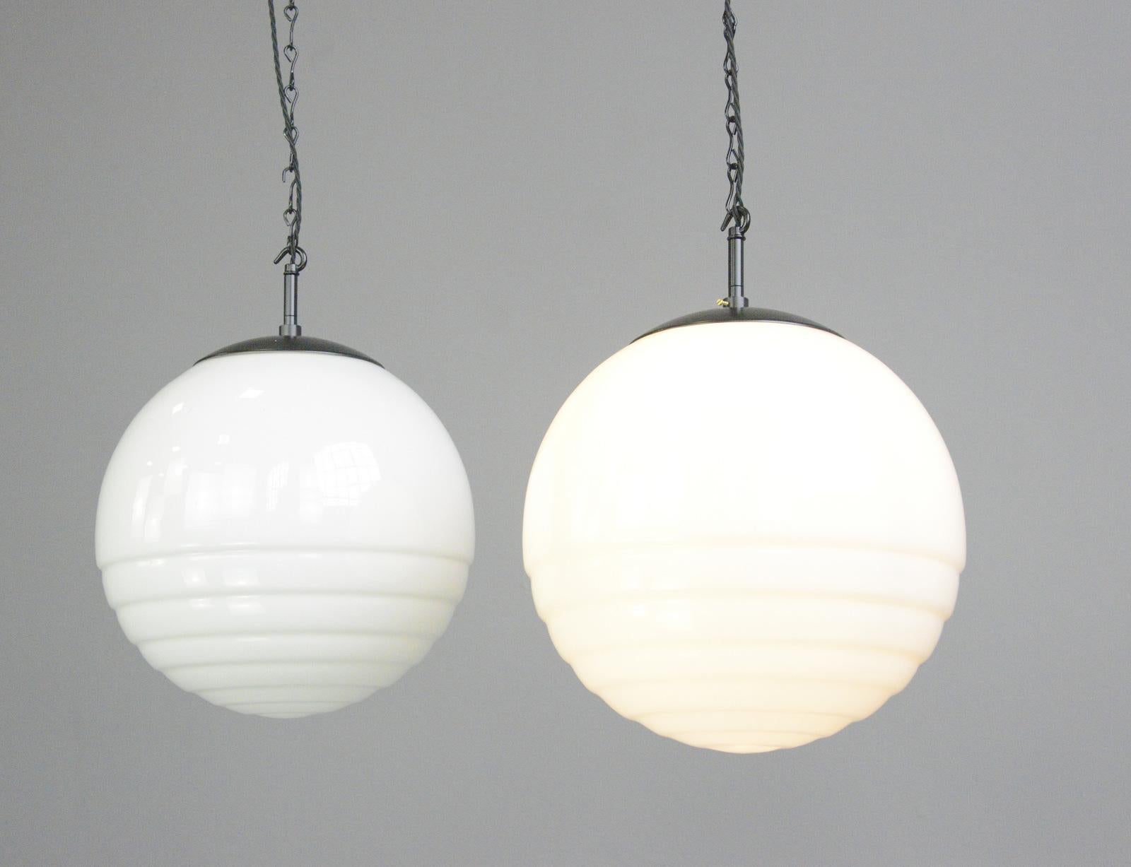 Bauhaus Globe Light by August Walther and Sohne, Circa 1930s 2