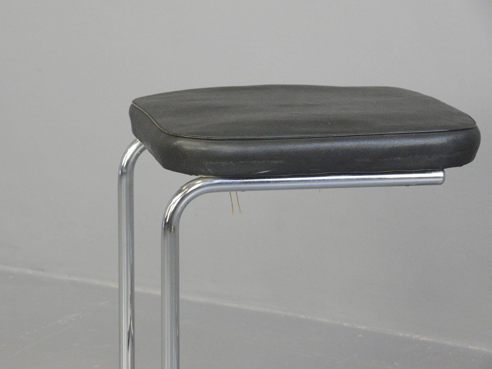 Early 20th Century Bauhaus H22 Stools by Mart Stam for Mauser, circa 1920s