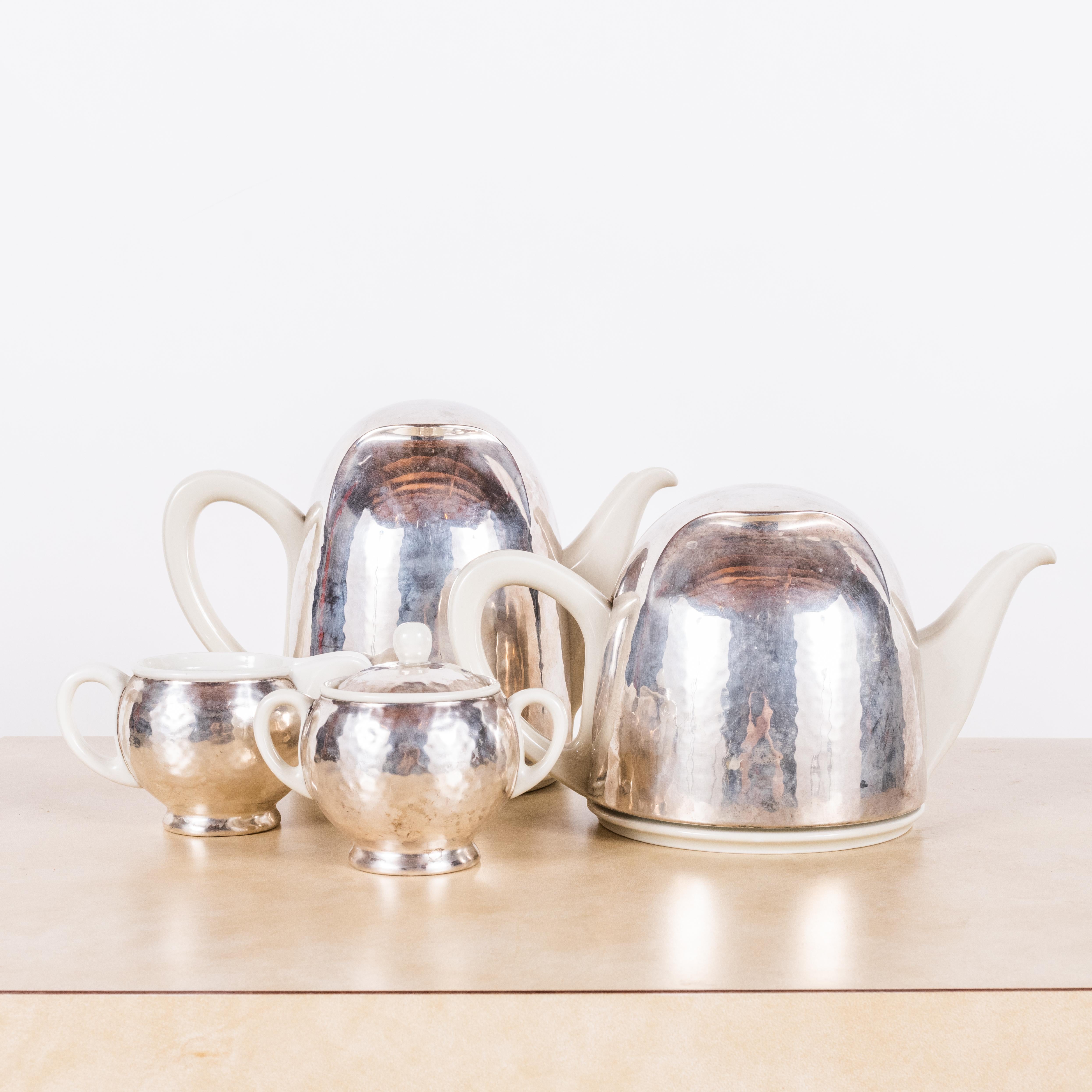 bauhaus ceramic teapot