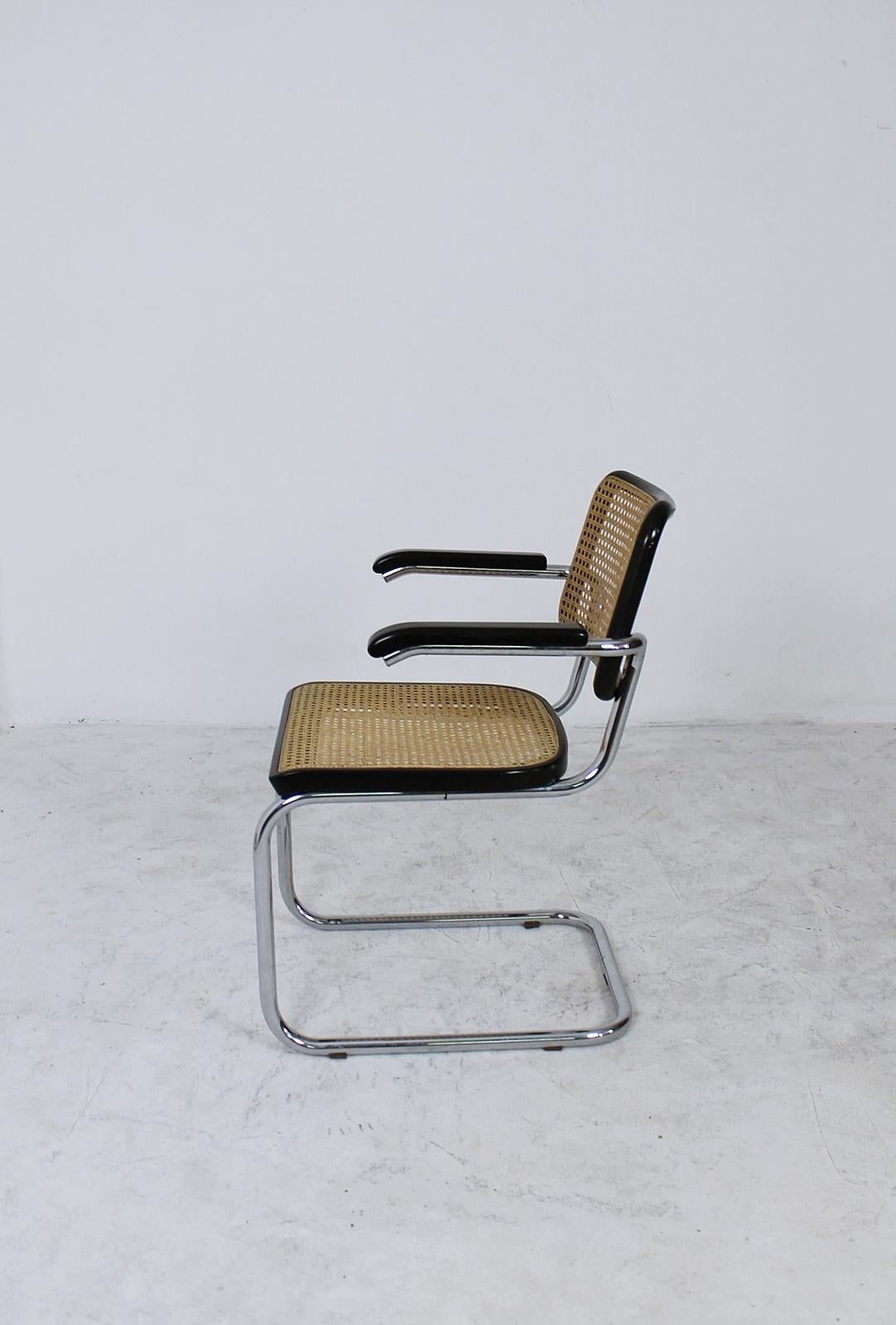 20th Century Bauhaus Icon Thonet Cantilever Armchairs Model B64 by Marcel Breuer, 1927 For Sale