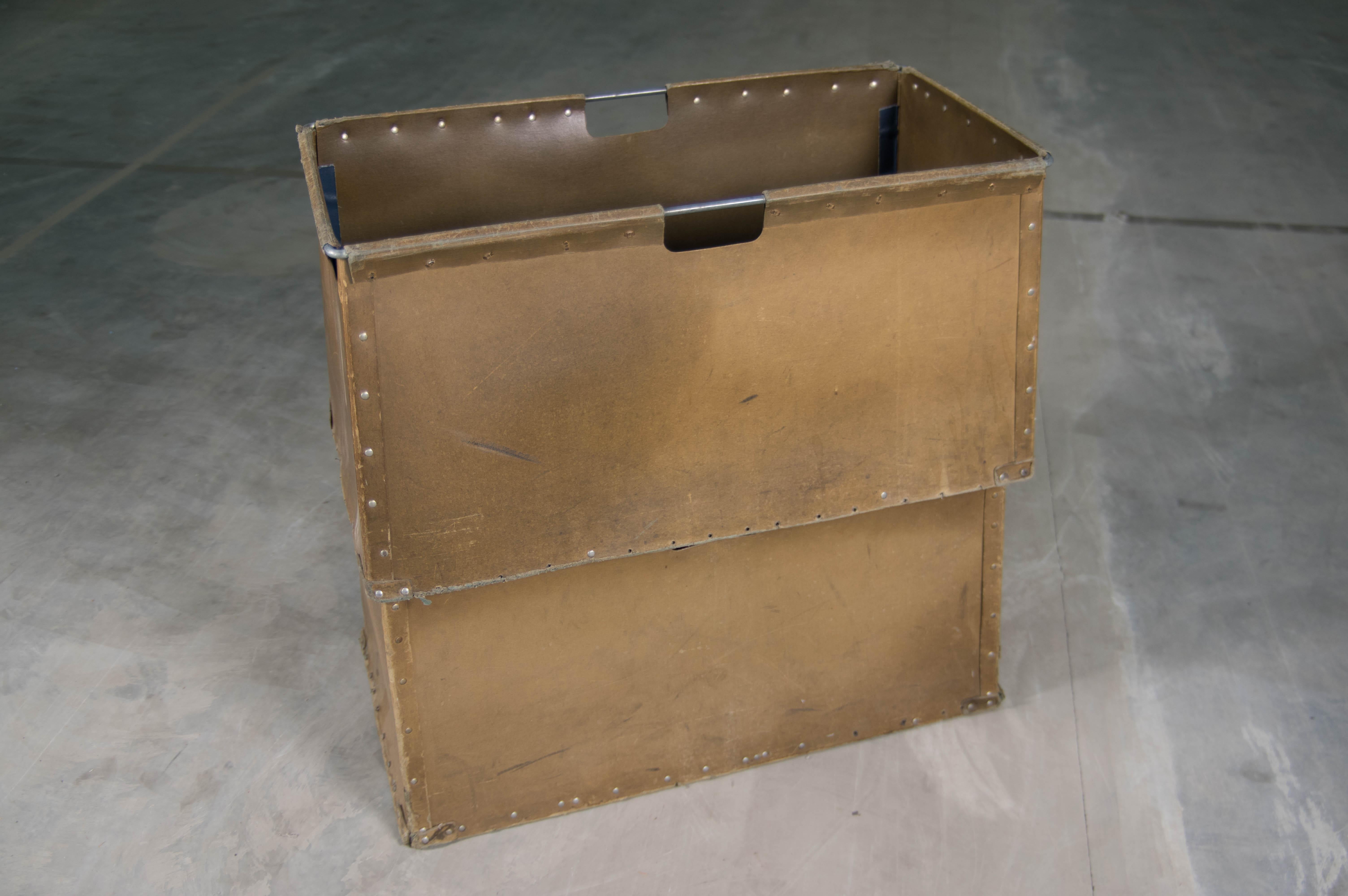 Mid-20th Century Bauhaus Industrial Crate, 1930s, 22 Items Available
