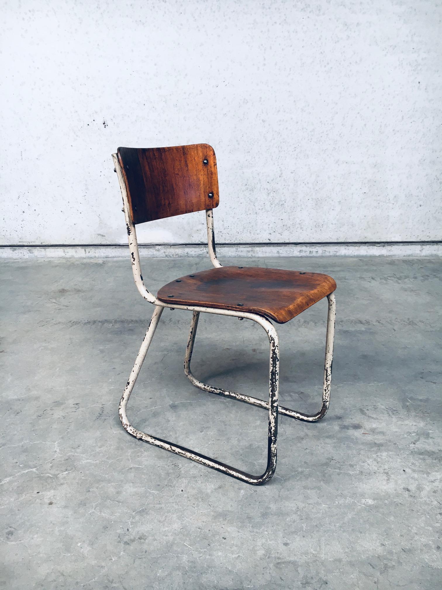 Bauhaus Industrial Design School Chair, Germany 1940's 3