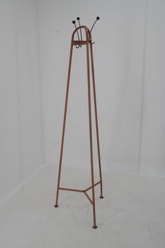 Bauhaus Industrial Pink Coat Stand, 1920s