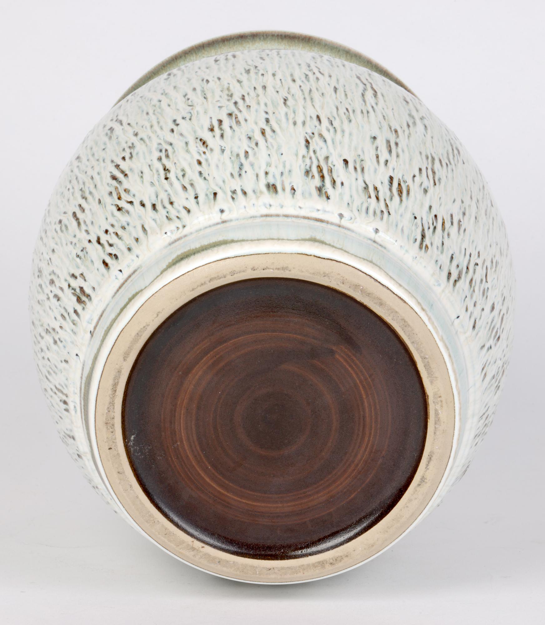 Bauhaus Inspired German Stoneware Vase   For Sale 5