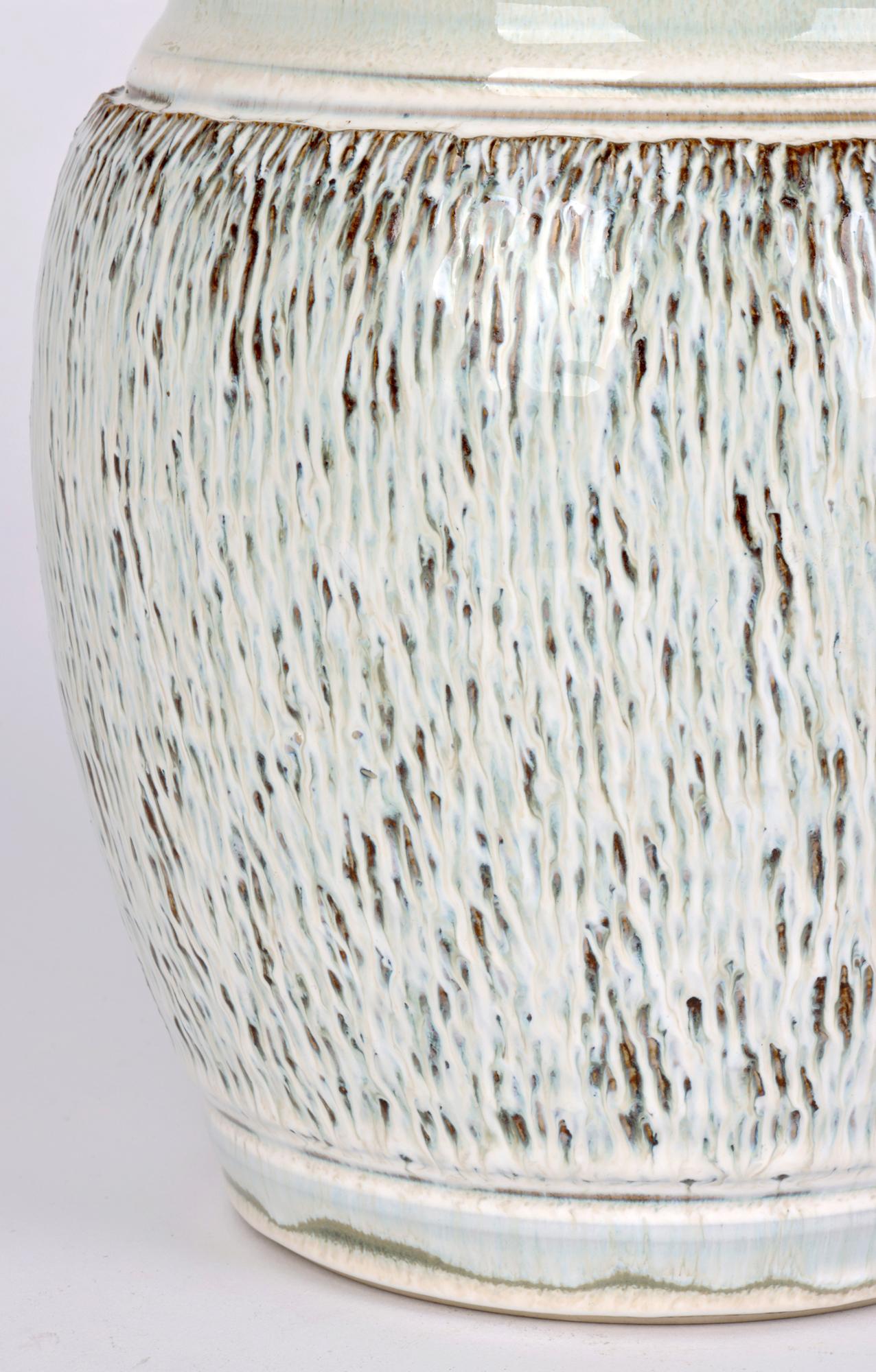 Bauhaus Inspired German Stoneware Vase   For Sale 9