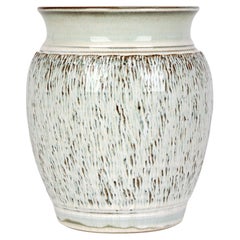 Vintage Bauhaus Inspired German Stoneware Vase  