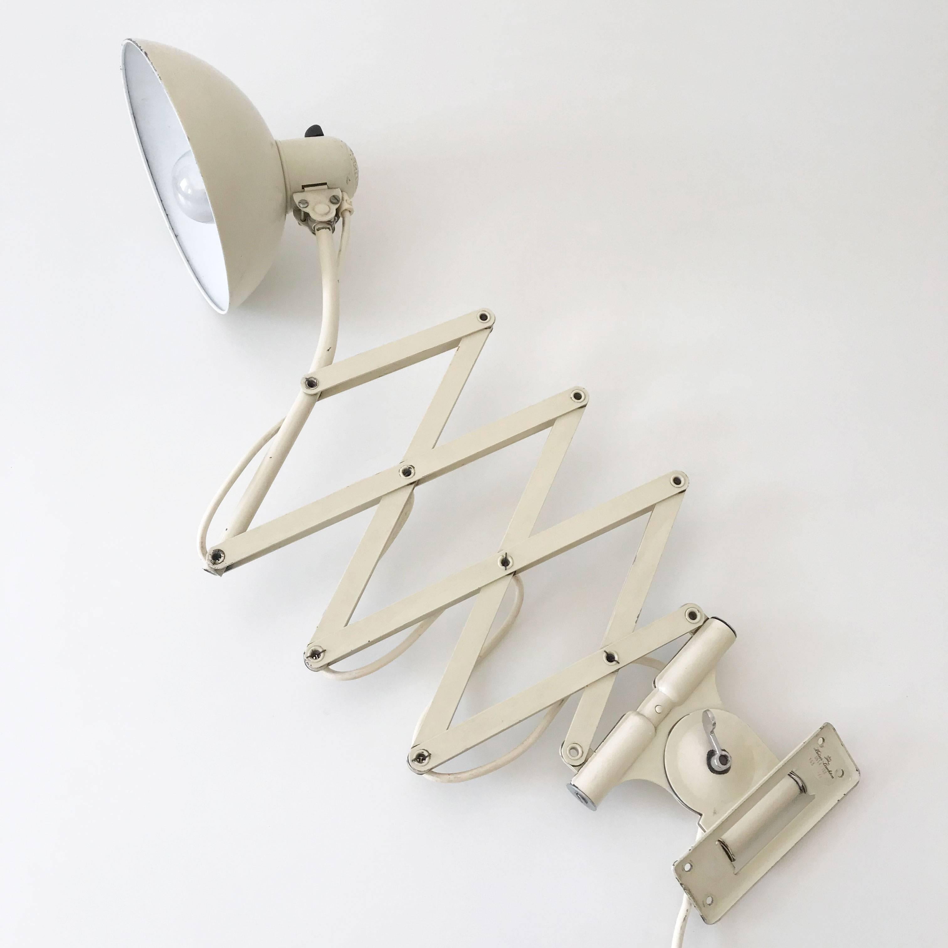 Bauhaus Kaiser Idell Scissor Wall Lamp by Christian Dell for Kaiser Leuchten 4