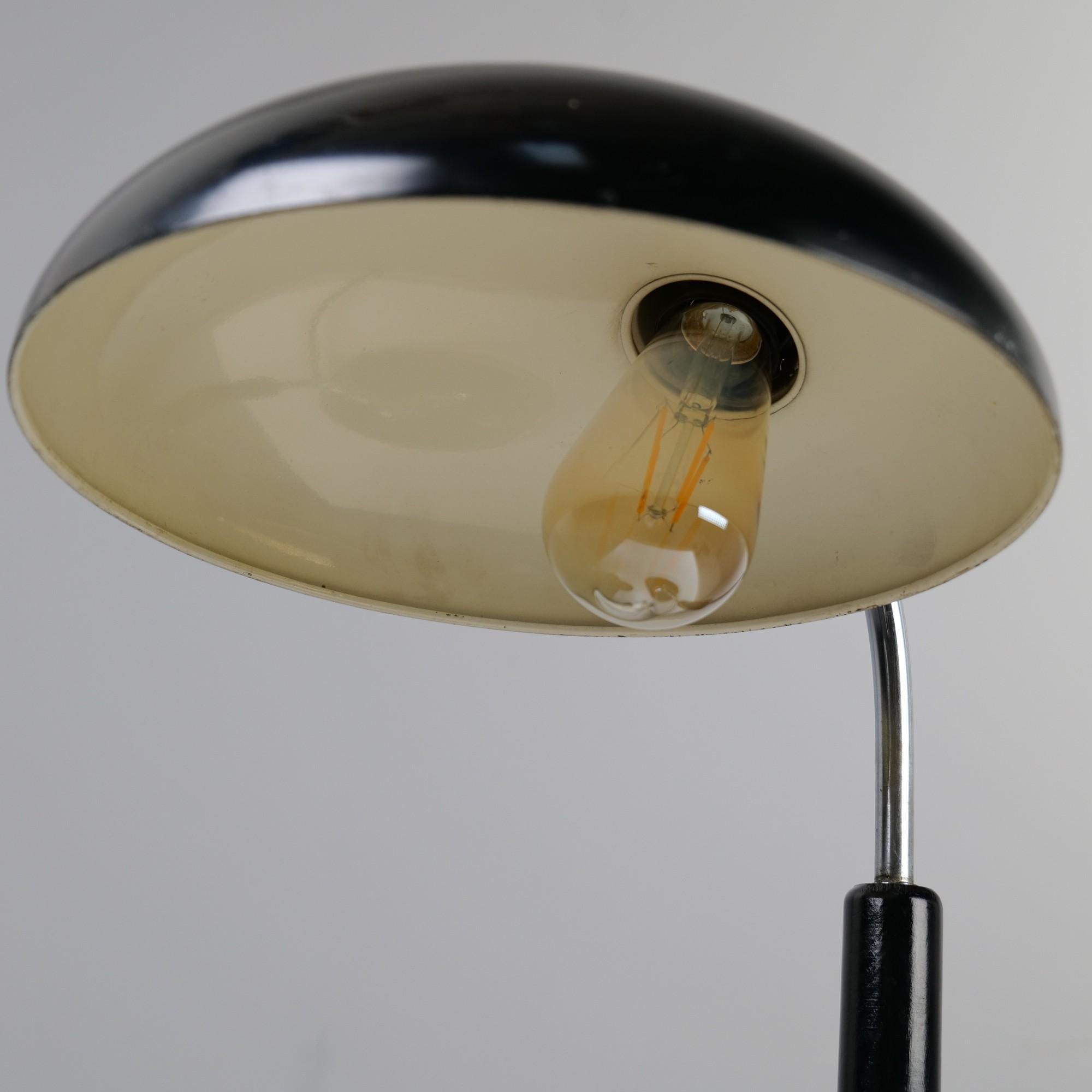 Hand-Crafted Bauhaus Lamp by Christian Dell for Kaiser Idell, 6632 President from 1930s For Sale