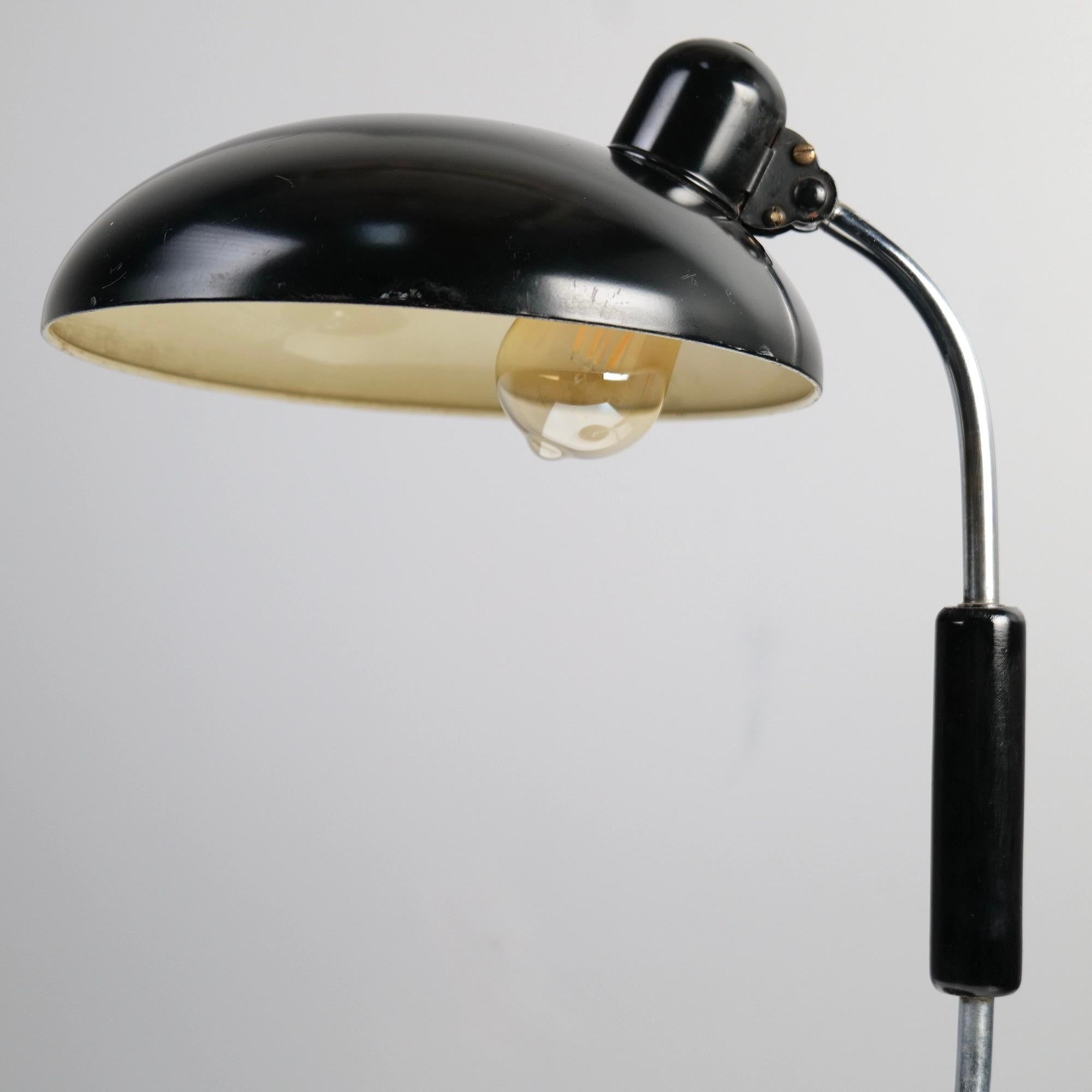 Mid-20th Century Bauhaus Lamp by Christian Dell for Kaiser Idell, 6632 President from 1930s For Sale