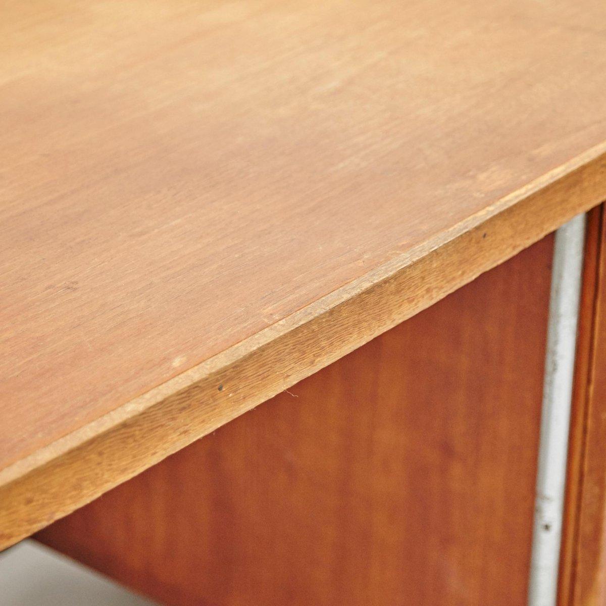 Bauhaus Large Desk in Wood and Tubular Metal, circa 1930 in vendita 8