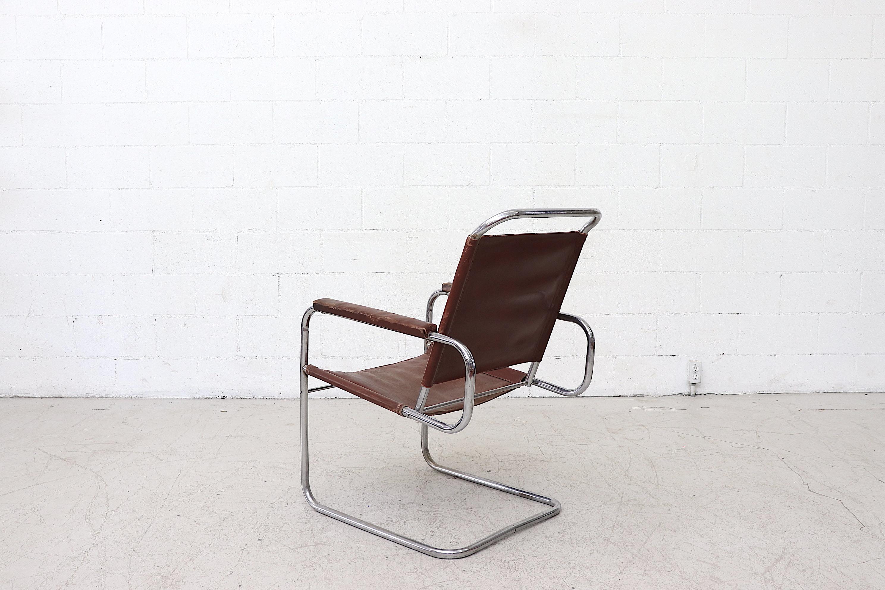 bauhaus chair leather