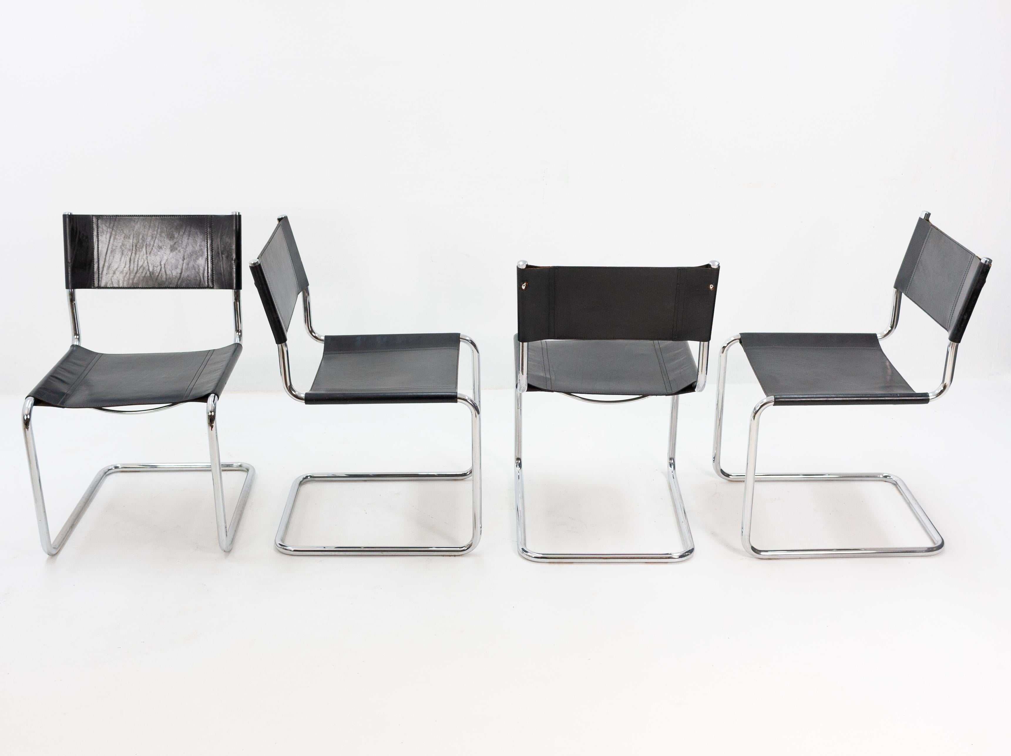 Bauhaus Linea Veam Cantilever Chairs 1