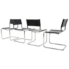 Chaises cantilever Bauhaus Linea Veam