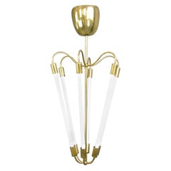 Vintage Bauhaus Lobby Chandelier, circa 1940s