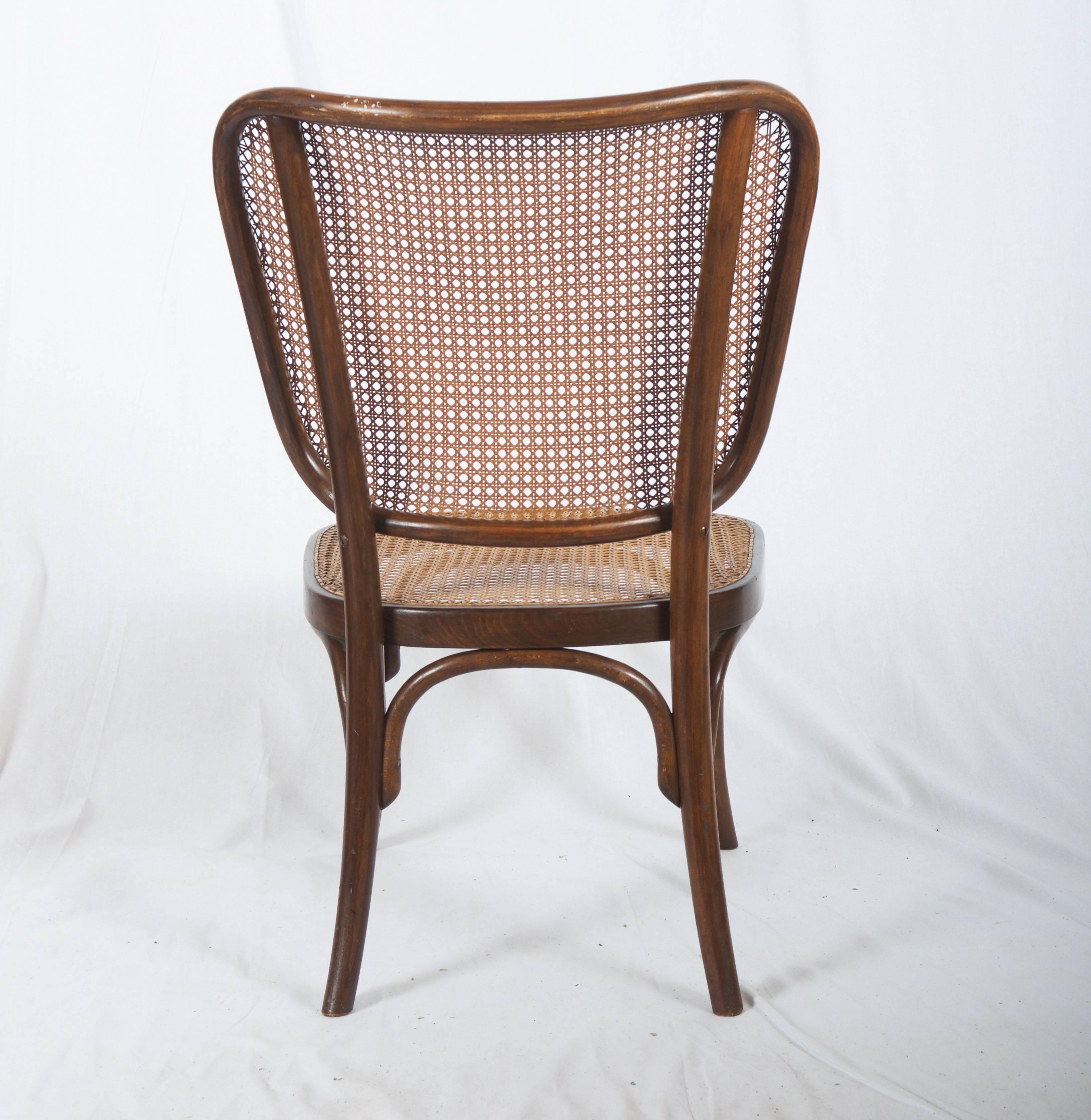 Langer Bauhaus-Stuhl von Gustav Adolf Schneck für Thonet (Gehstock) im Angebot