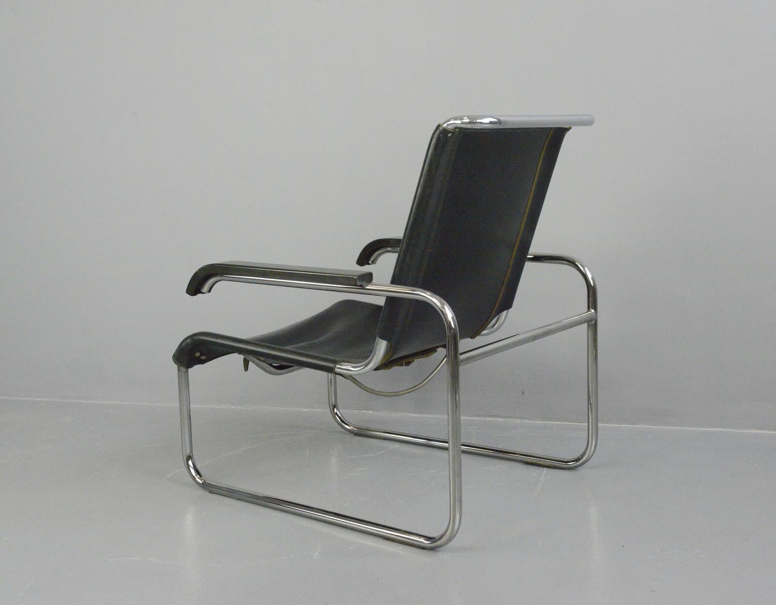 Late 20th Century Bauhaus Lounge Chair by Marcel Breuer for Thonet
