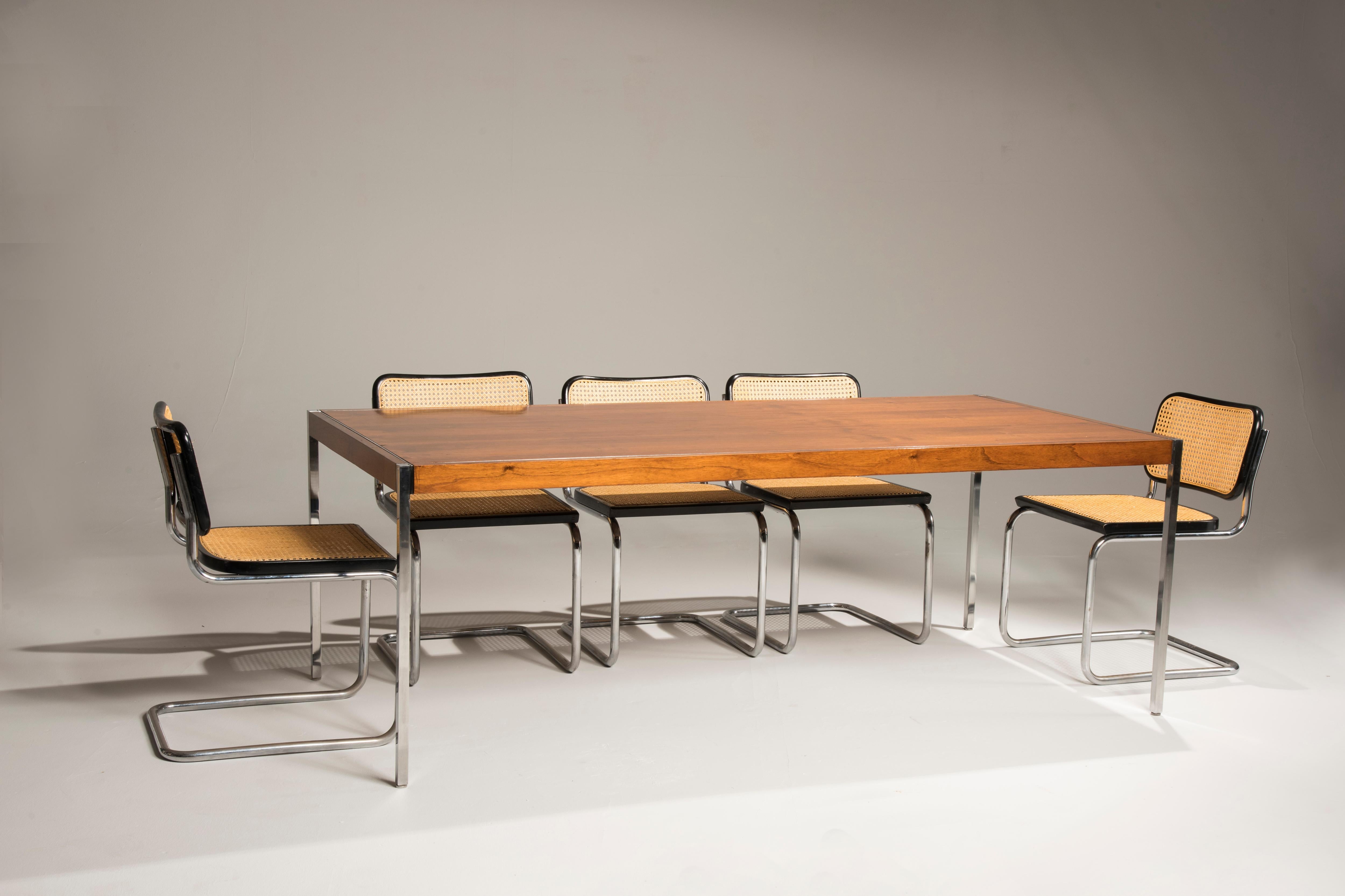 Bauhaus Marcel Breuer Cesca Chairs for Knoll Production, 18 Chairs Available 3