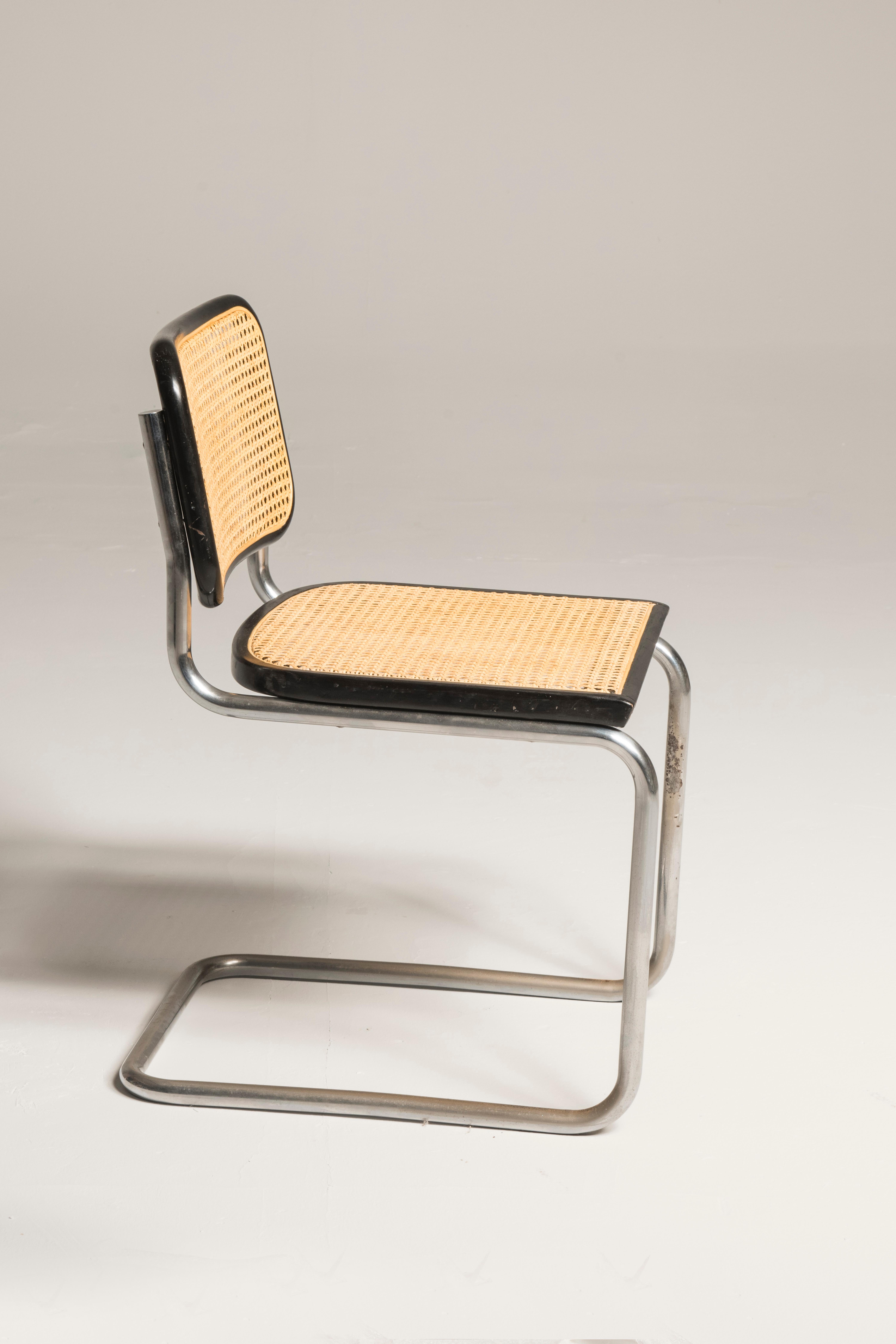 italien Chaises Cesca Bauhaus Marcel Breuer pour Knoll Production:: 8 chaises disponibles