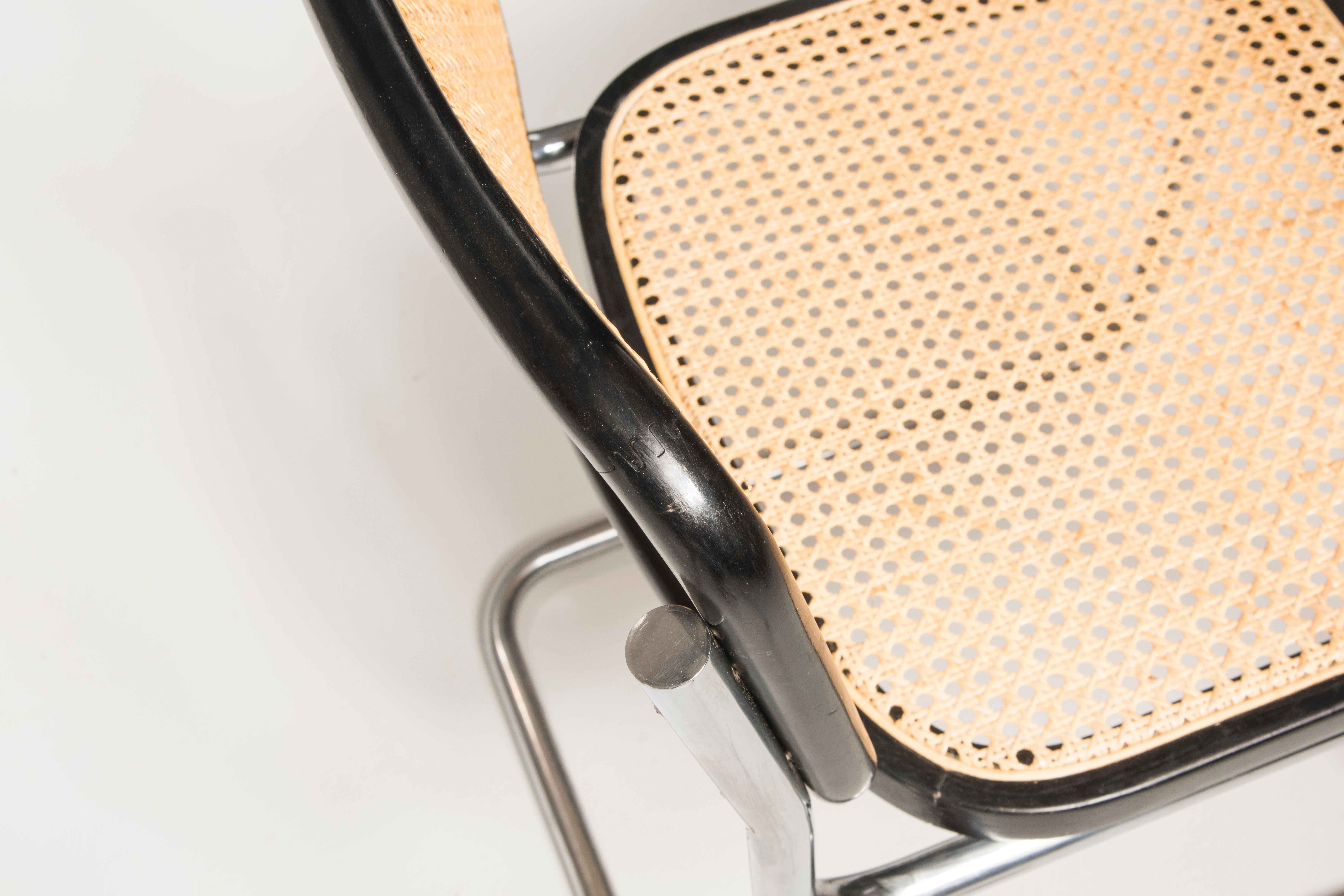 Acier Chaises Cesca Bauhaus Marcel Breuer pour Knoll Production:: 8 chaises disponibles