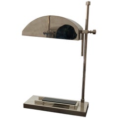Bauhaus Marcel Breuer Lights circa 1925 Gravé 100/12 + 100/31 Table/Desk Light