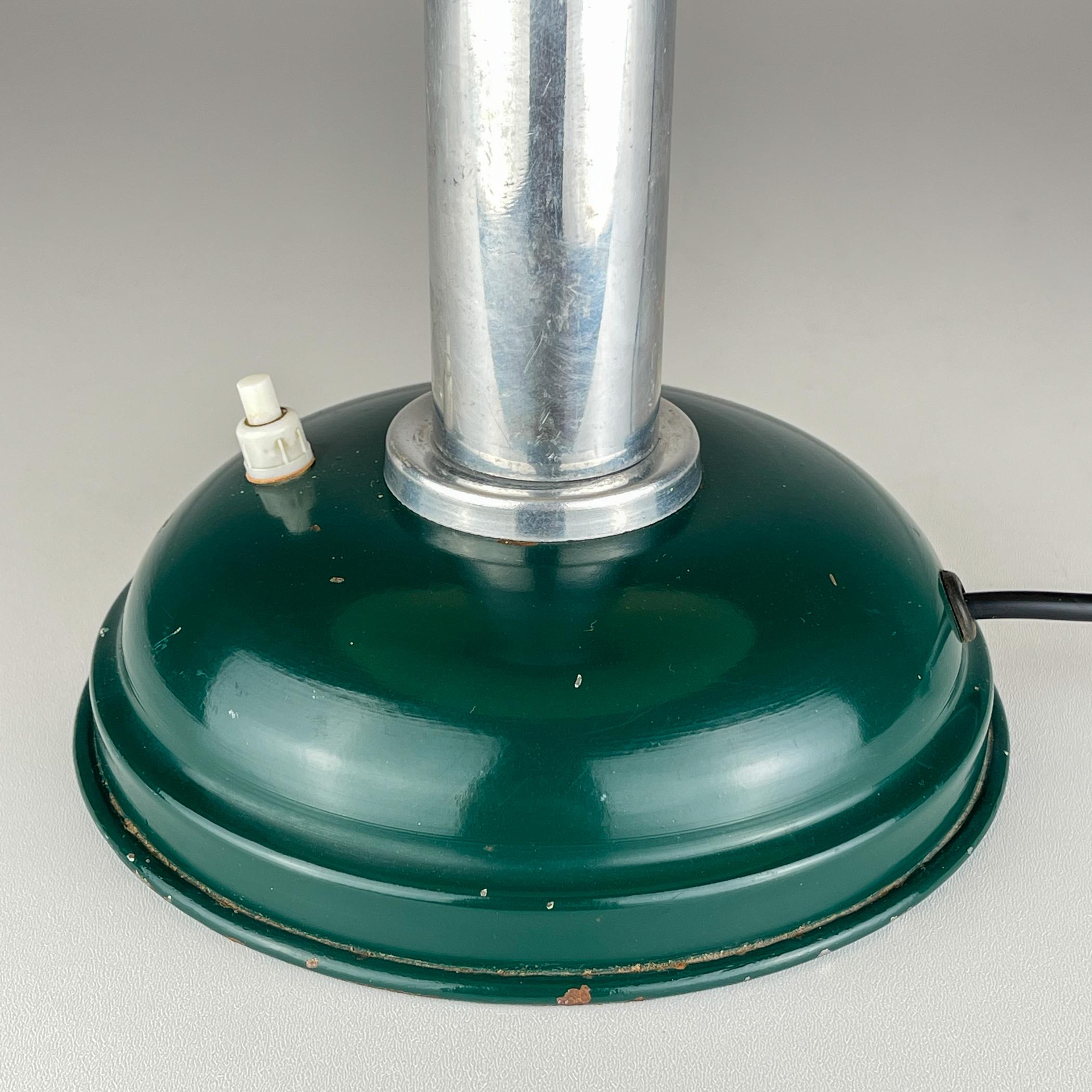 Bauhaus-Tischlampe aus Metall von Max Schumacher, Deutschland 1930er Jahre im Angebot 9