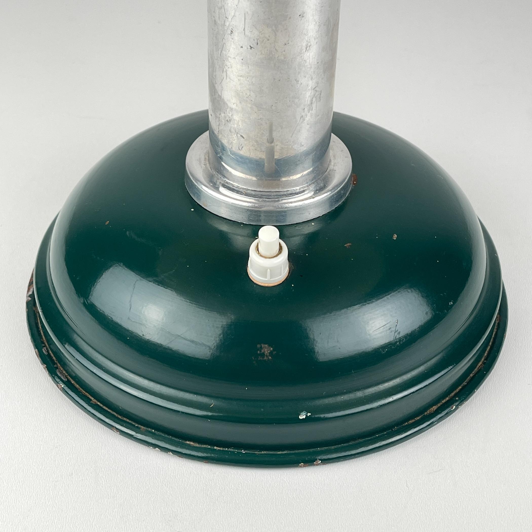 Bauhaus-Tischlampe aus Metall von Max Schumacher, Deutschland 1930er Jahre im Angebot 3