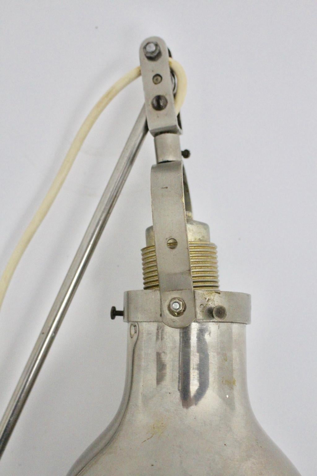 Bauhaus Metal Wall Scissor Lamp Art Deco Era, 1930 For Sale 9