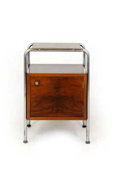 Comodino modernista Bauhaus di Slezak, Model N1, anni '40