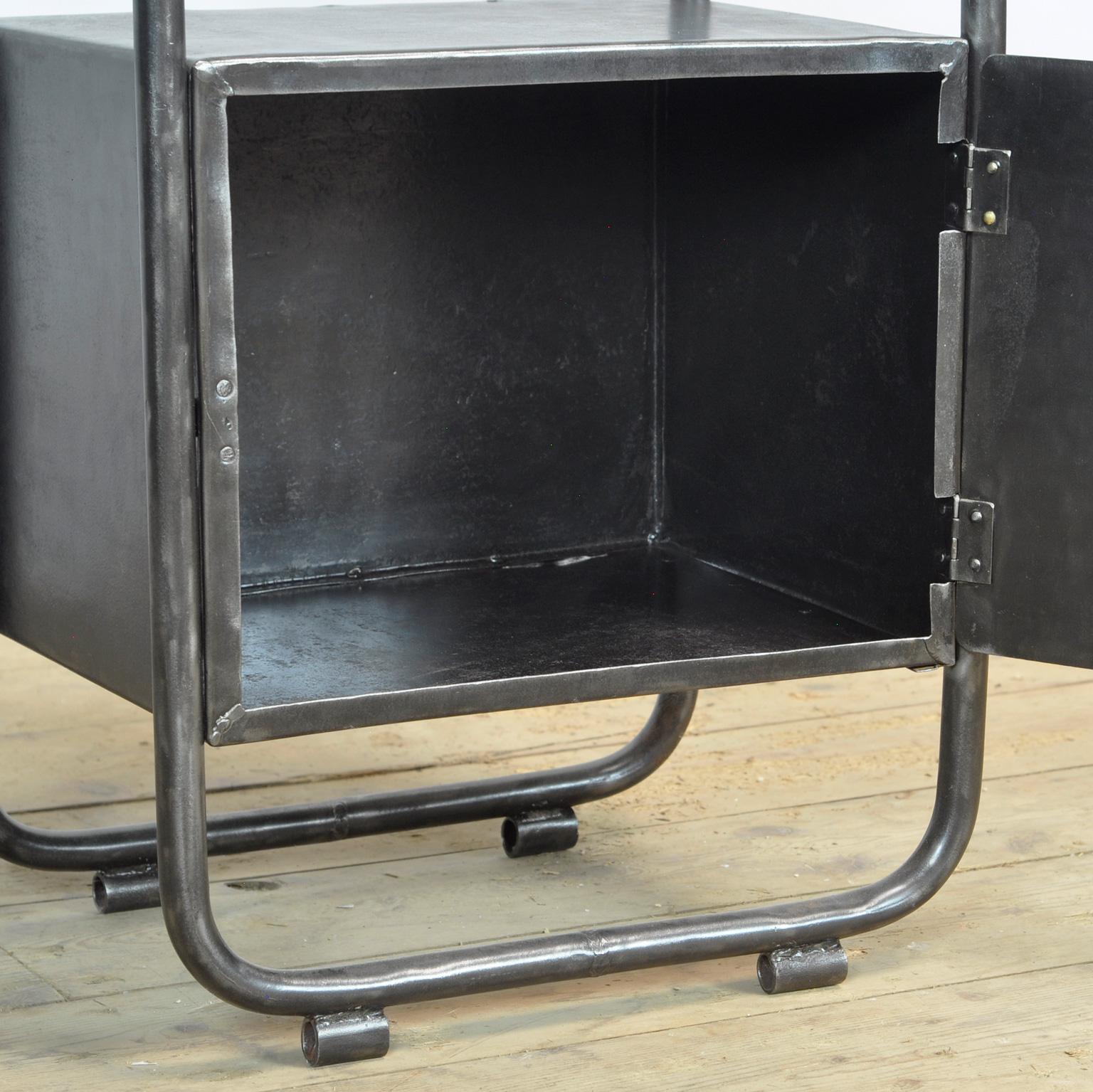 Glass Bauhaus nightstand, 1930’s