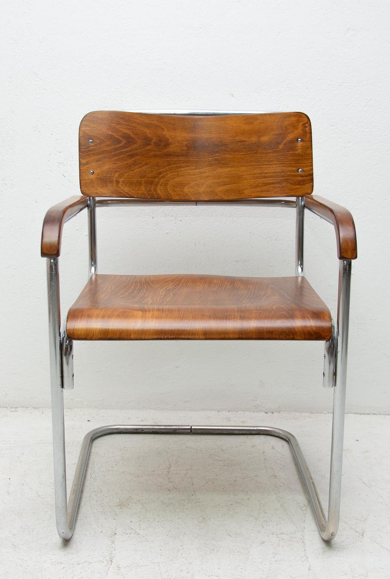 Bauhaus Office Chair by Robert Slezák for Baťa, 1930s For Sale at 1stDibs bauhaus desk chair