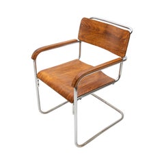 Bauhaus Office Chair by Robert Slezák for Baťa, 1930s