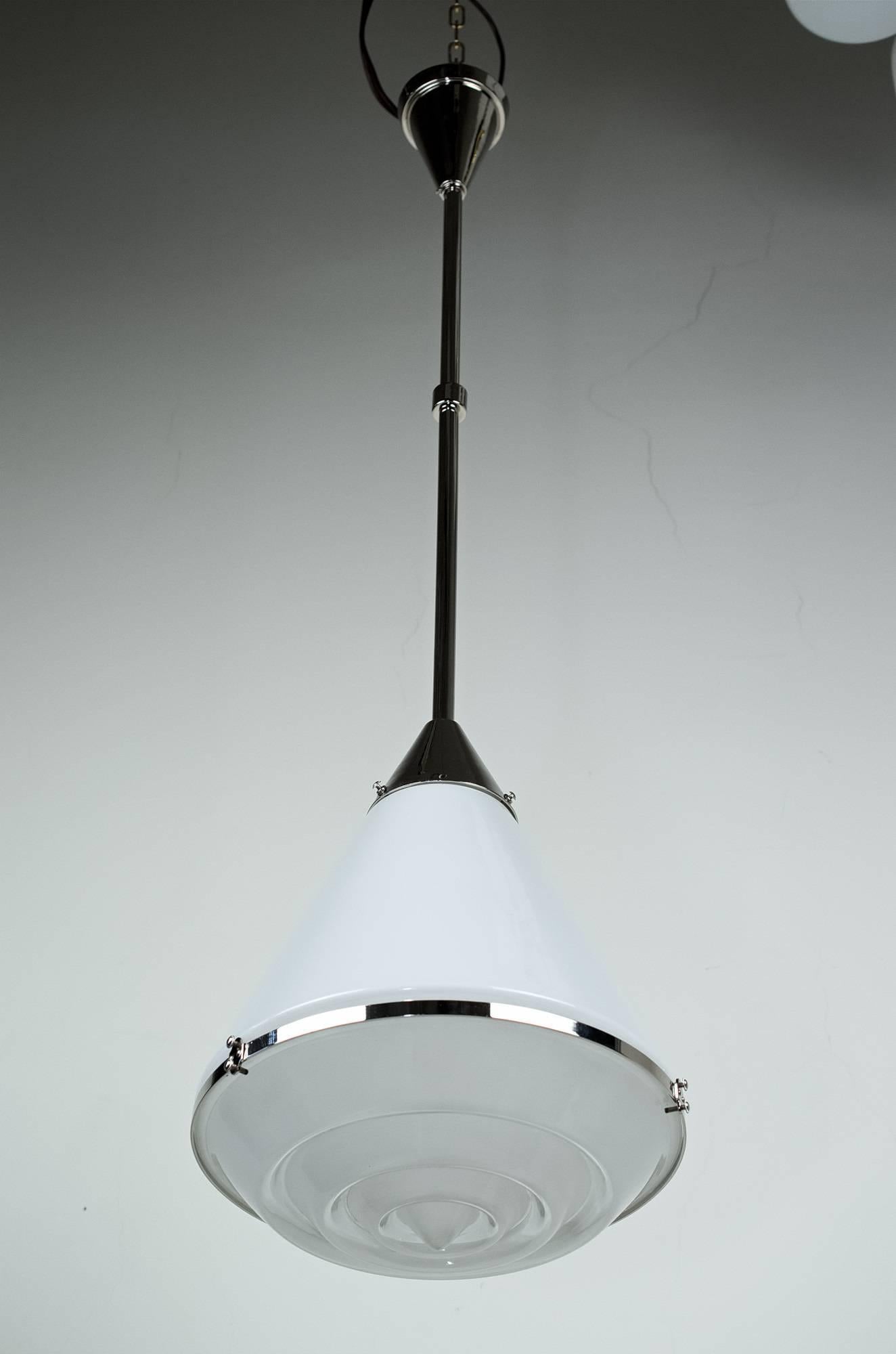 Art Deco Bauhaus Pendant, circa 1930s For Sale