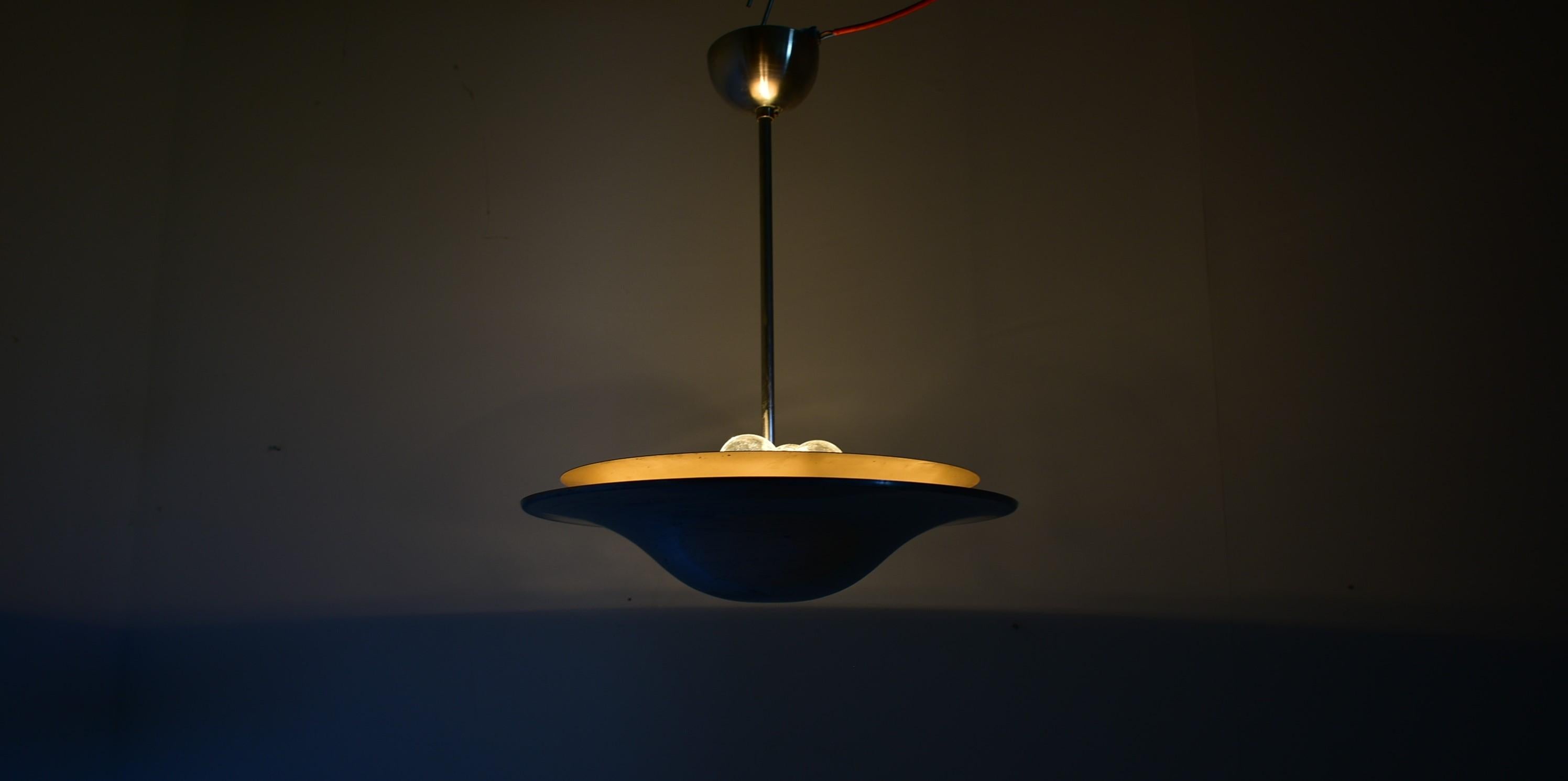 Bauhaus Pendant, Franta Anyz, 1930s In Good Condition For Sale In Praha, CZ