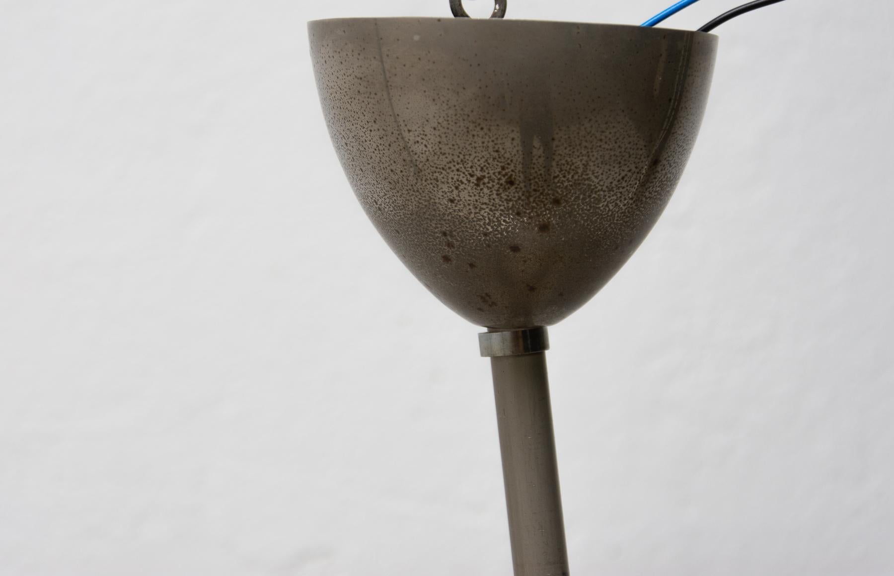 Bauhaus Pendant Lamp, 1930s, Czechoslovakia 3